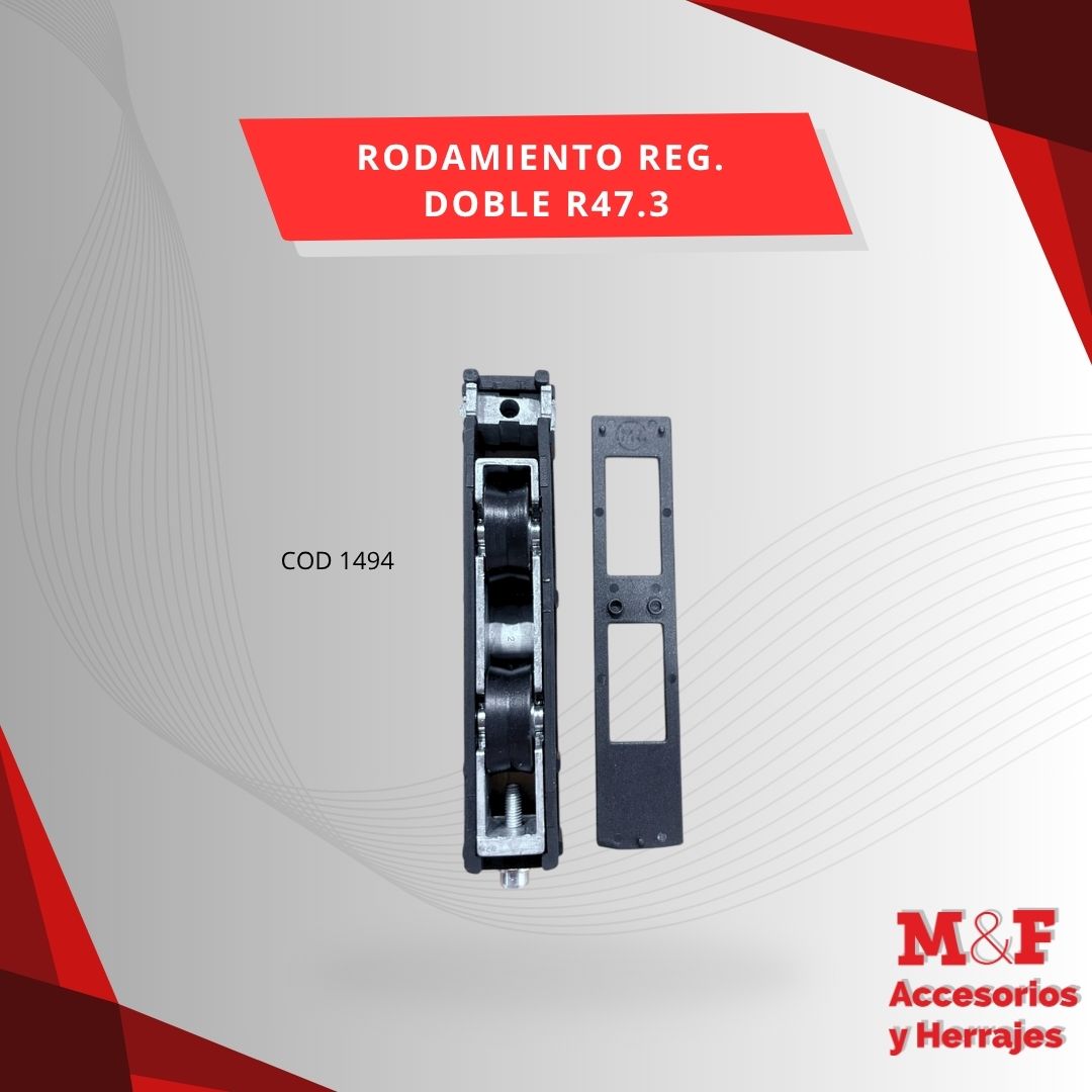 Rodamiento Doble Zamak R47.3